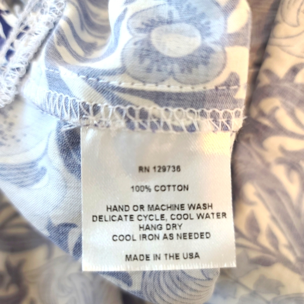 FINLEY Aerin Floral Maxi Dress In Blue Iris Size Small - Picture 7 of 11